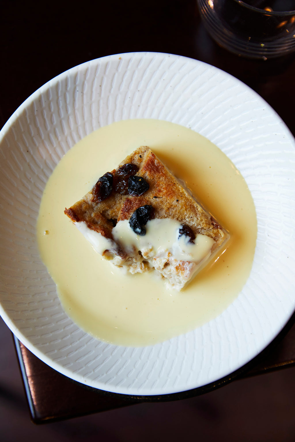 Bread and Butter Pudding with Tiger Purrr chai