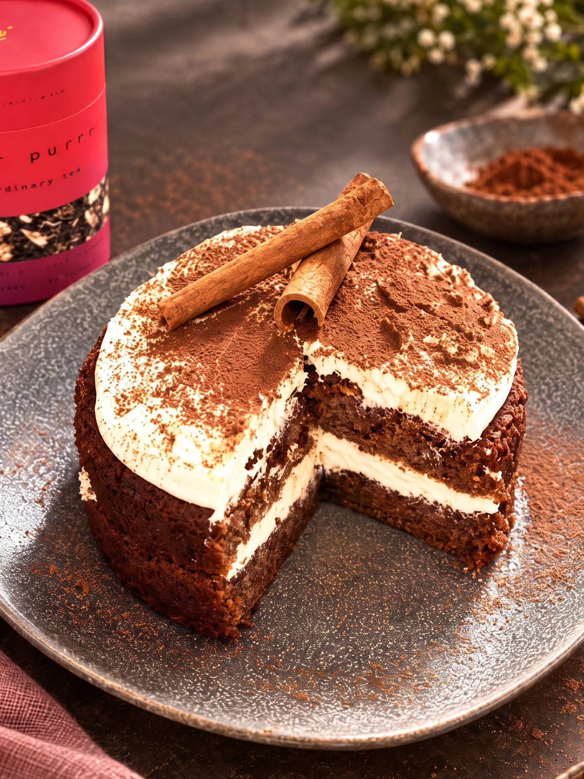 Tiger Purrr Chai Cake