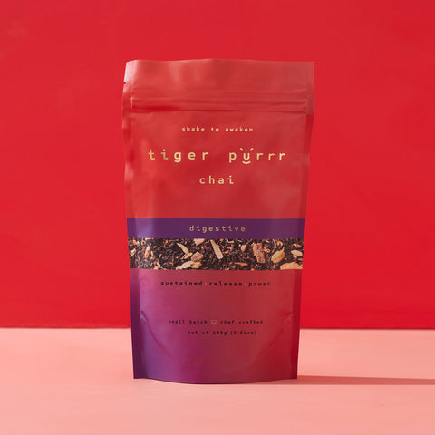 A stimulating chai blend of whole-leaf Assam tea, ginger, fenugreek, cardamon, nutmeg, black pepper and chill.
Designed to help boost libido.
