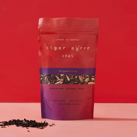 A stimulating chai blend of whole-leaf Assam tea, ginger, fenugreek, cardamon, nutmeg, black pepper and chill.
Designed to help boost libido.