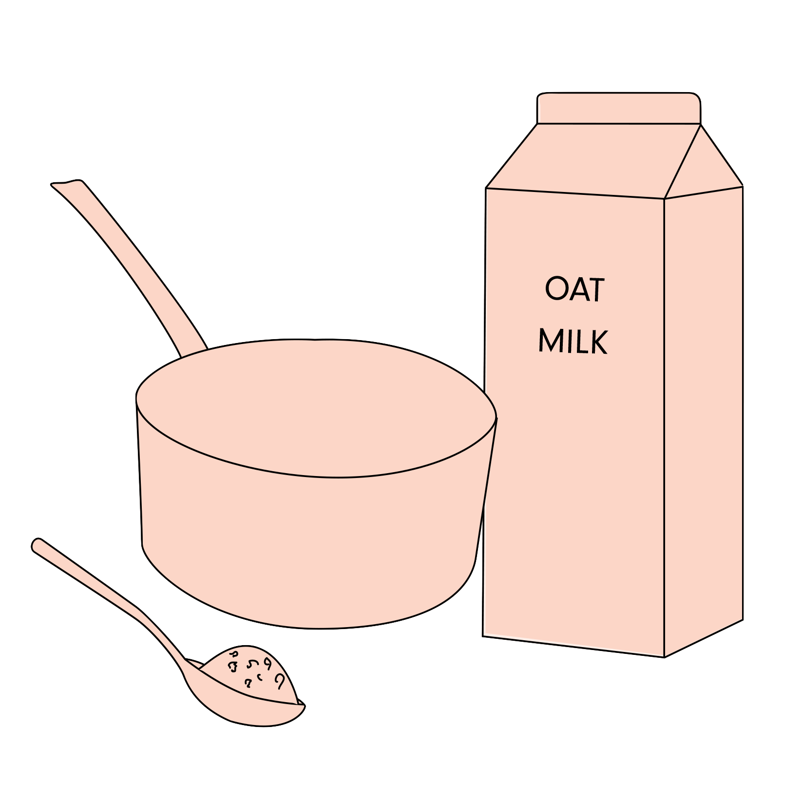 Heat one heaped teaspoon of loose leaf Tiger Purrr chai and 200ml of oat milk in a saucepan
