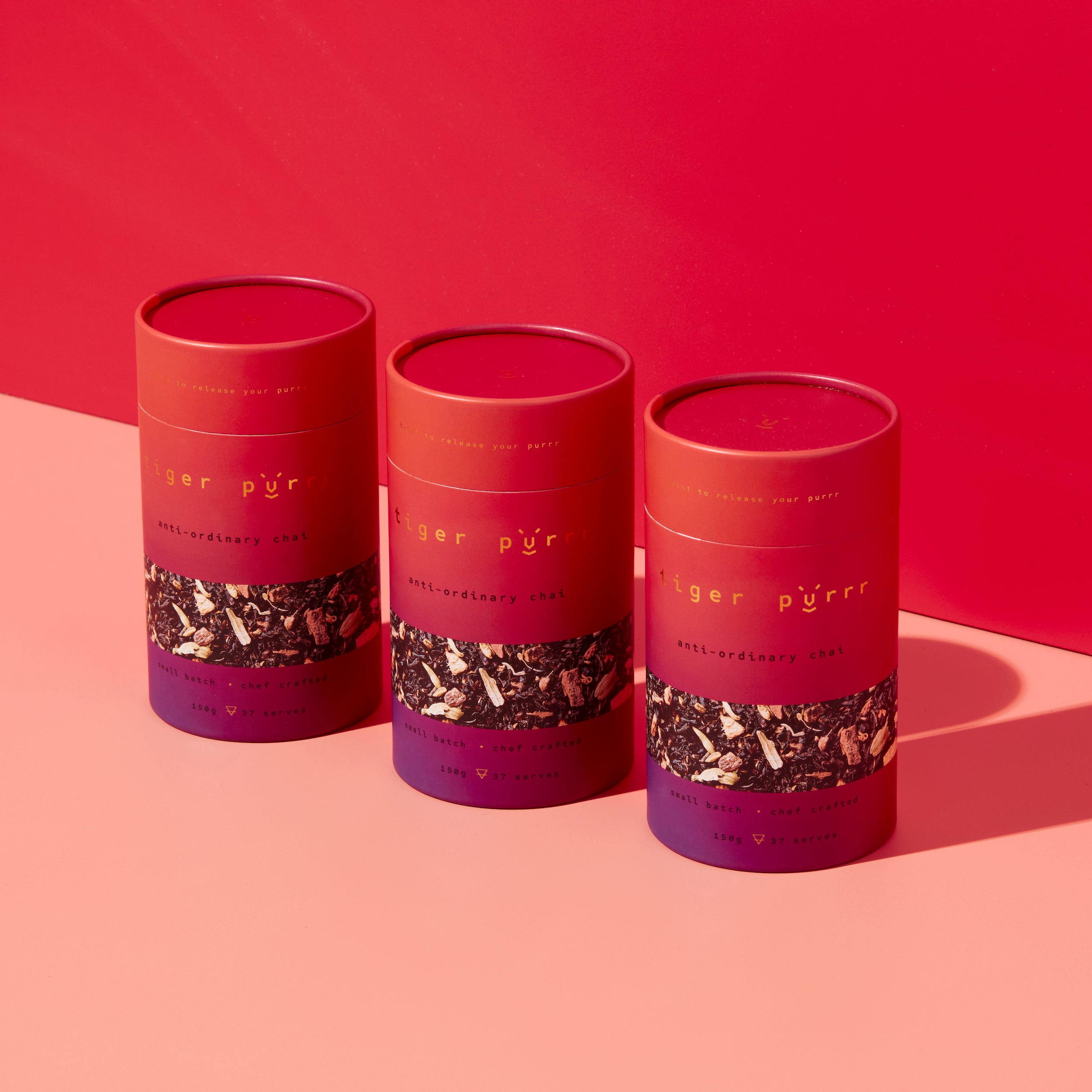 Tiger Purrr chai tea - the lucky three box set