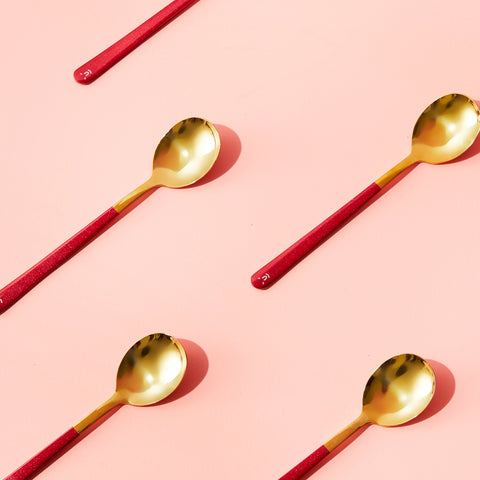 The Tiger Purrr Golden Spoon for a luxurious chai making experience